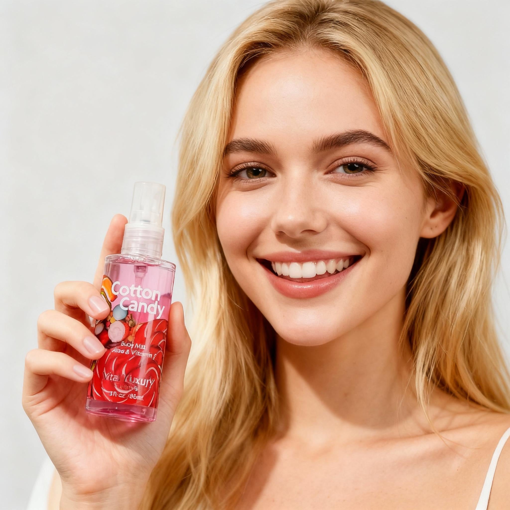 3-Piece Cotton Candy Bath & Body Care Travel Set, Home Spa Gift Set Includes Body Lotion, Shower Gel, And Fragrance Mist, Personal Body Care Travel Set, Birthday Mother's Valentine's Day Gifts